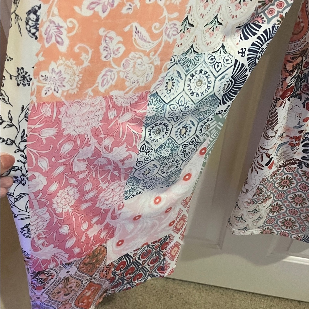 Women's Patchwork Wide Leg Pants - image 3